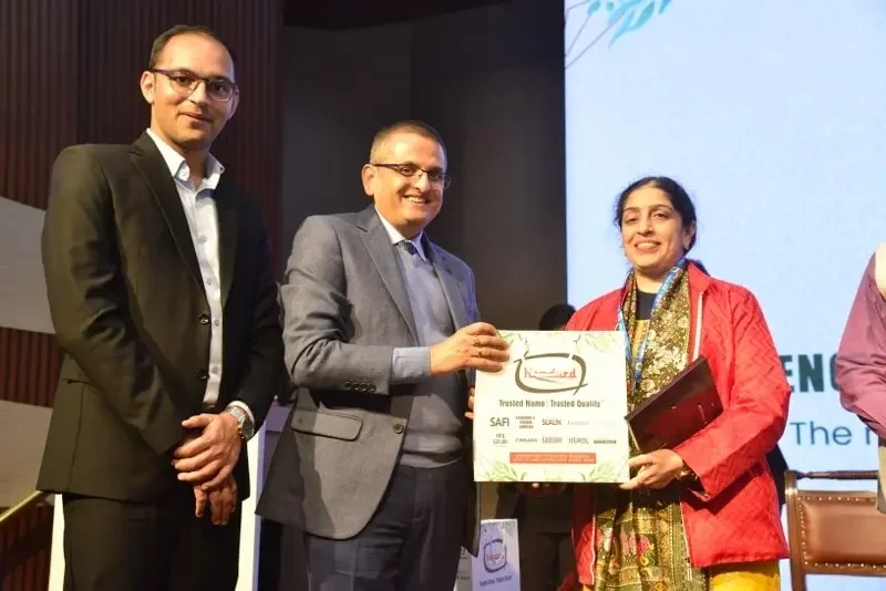 Karma ayurveda's founder: Dr Puneet Dhawan receiving award's from 