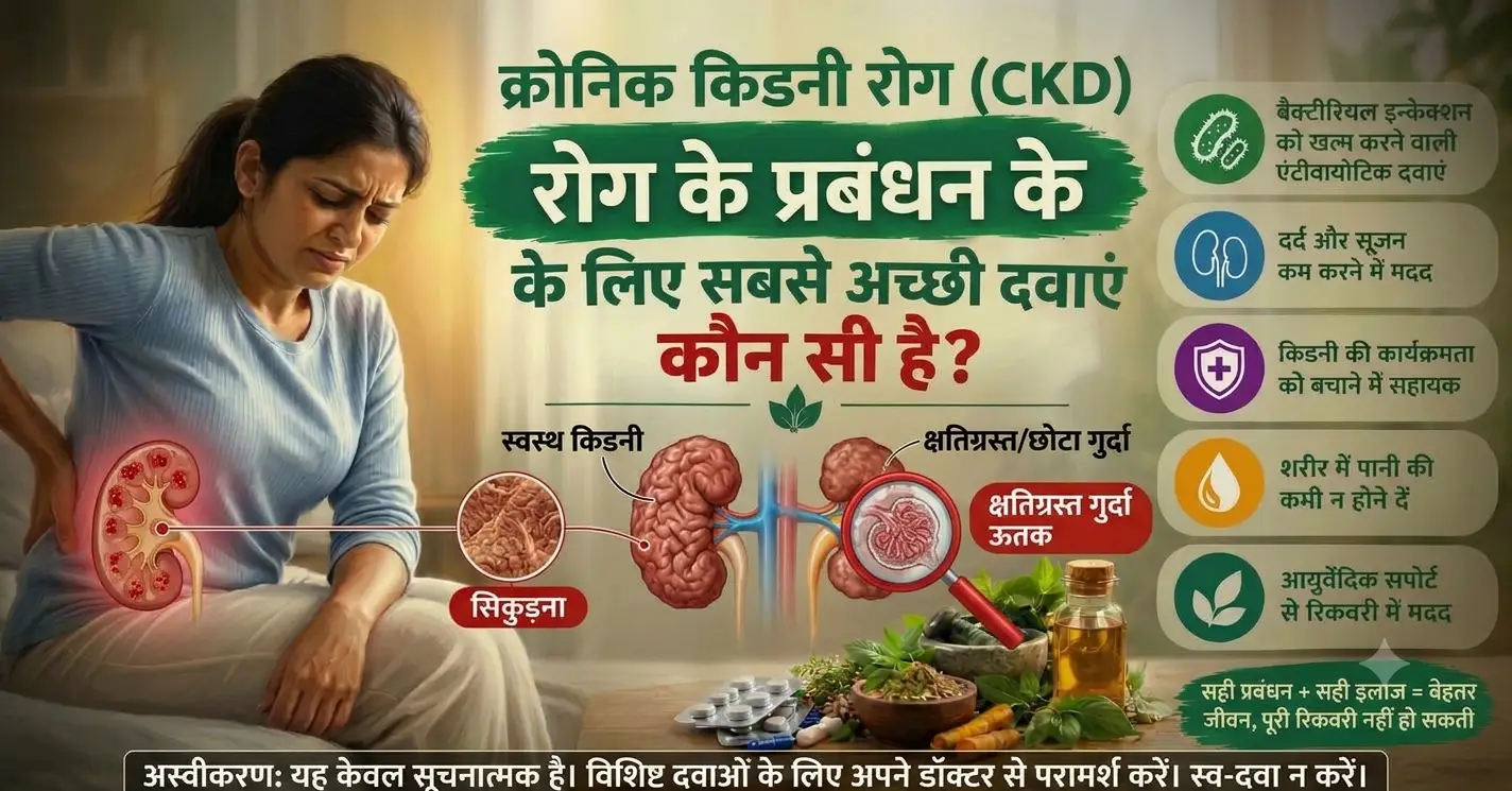 क्रोनिक किडनी रोग के लिए सबसे अच्छी दवा कौन सी है?