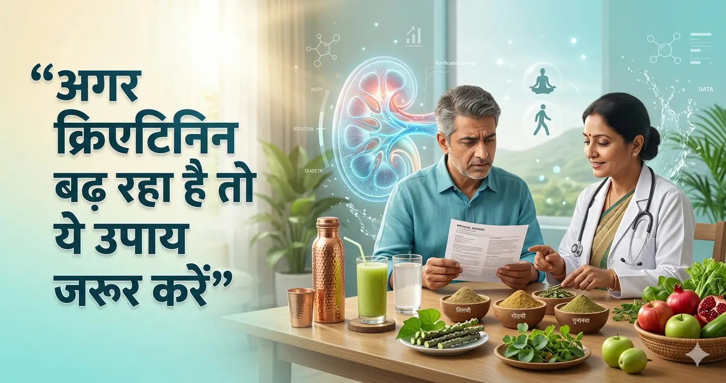 अगर क्रिएटिनिन बढ़ रहा है तो ये उपाय जरूर करें