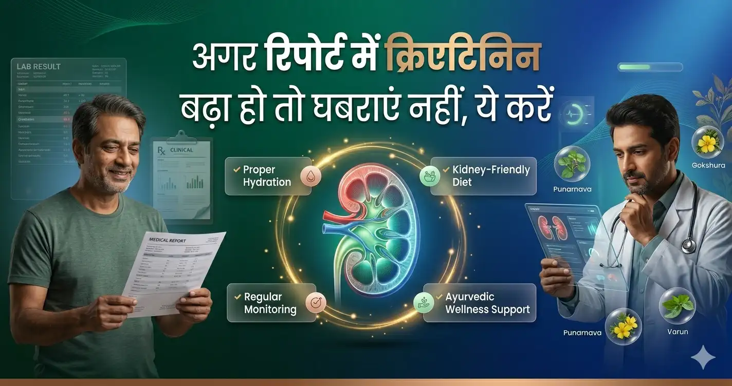अगर रिपोर्ट में क्रिएटिनिन बढ़ा हो तो घबराएं नहीं, ये करें