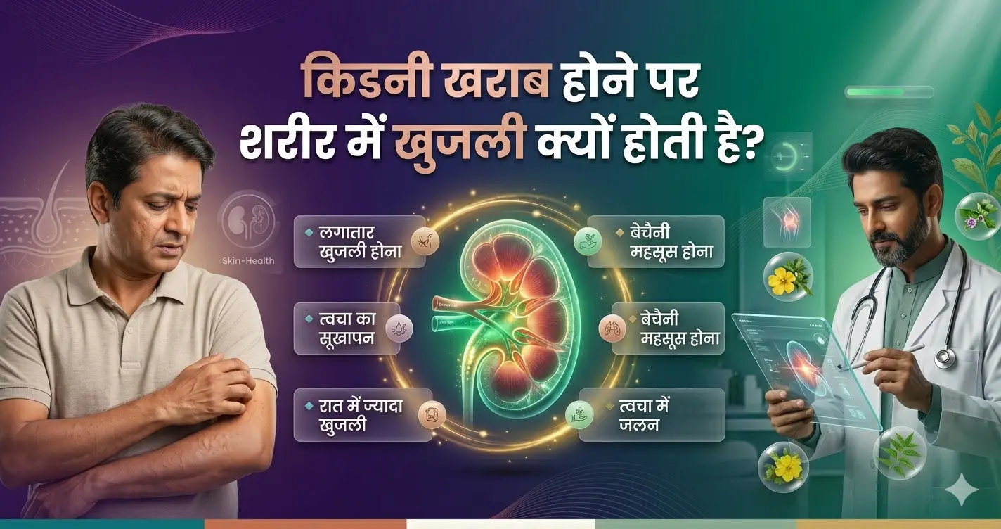 किडनी खराब होने पर शरीर में खुजली क्यों होती है?