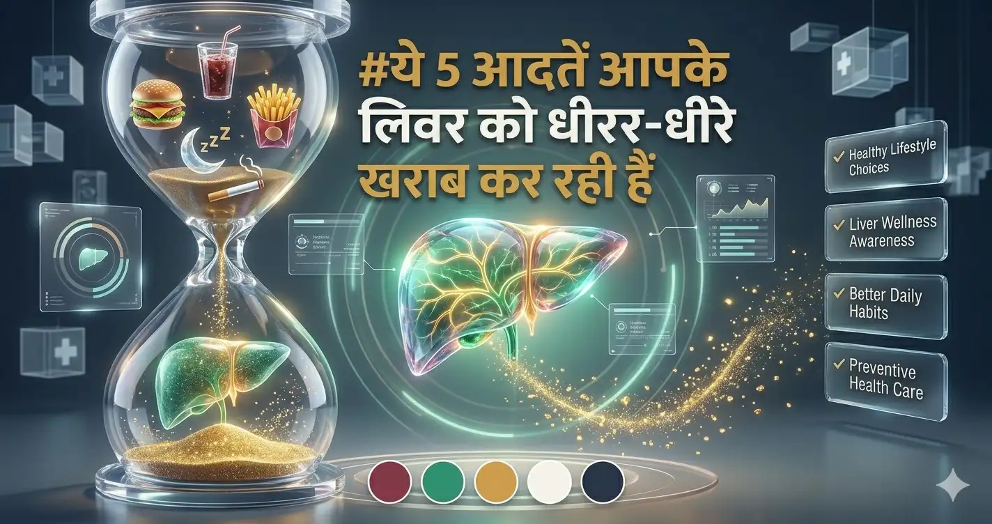 ये 5 आदतें आपके लिवर को धीरे-धीरे खराब कर रही हैं