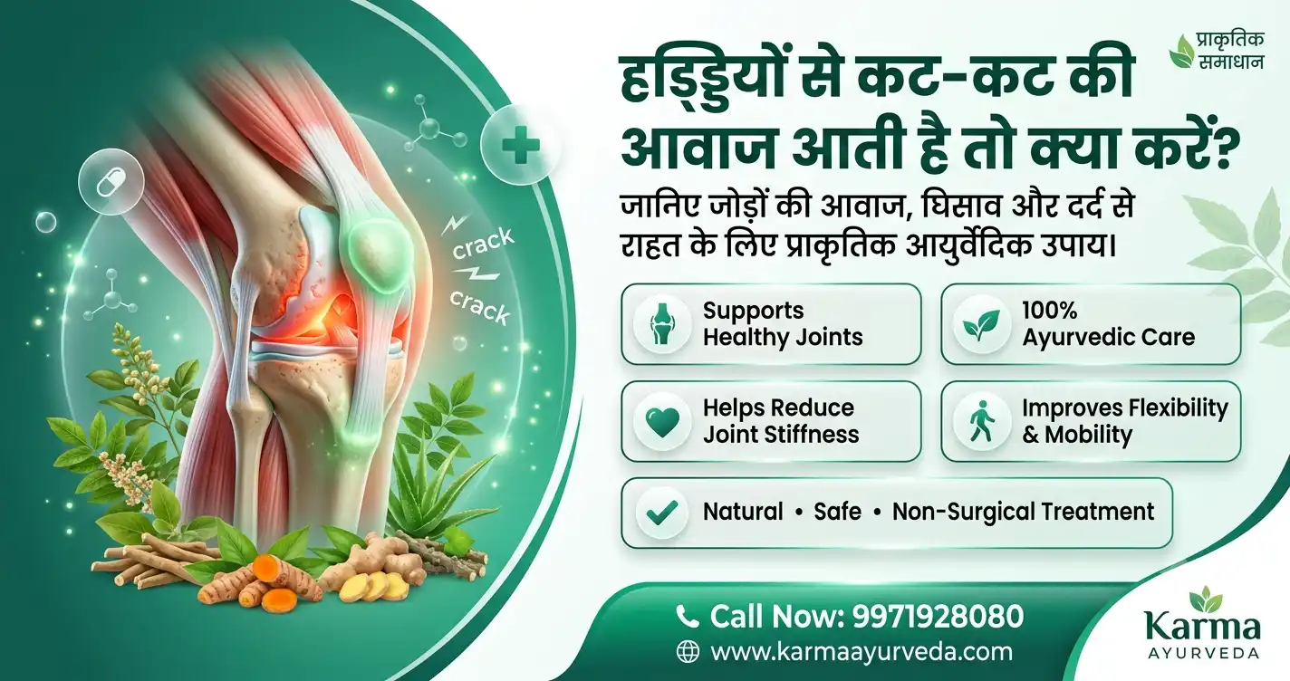 ड्डियों से कट-कट की आवाज आती है तो क्या करें?