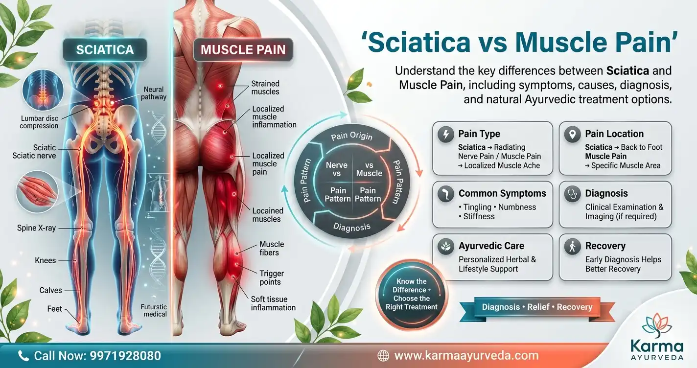 Sciatica vs Muscle Pain