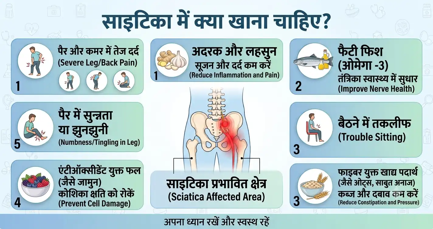 साइटिका में क्या नहीं खाना चाहिए?