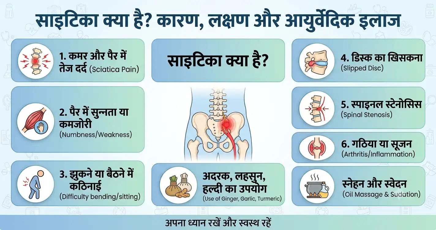 साइटिका क्या है? कारण, लक्षण और आयुर्वेदिक इलाज