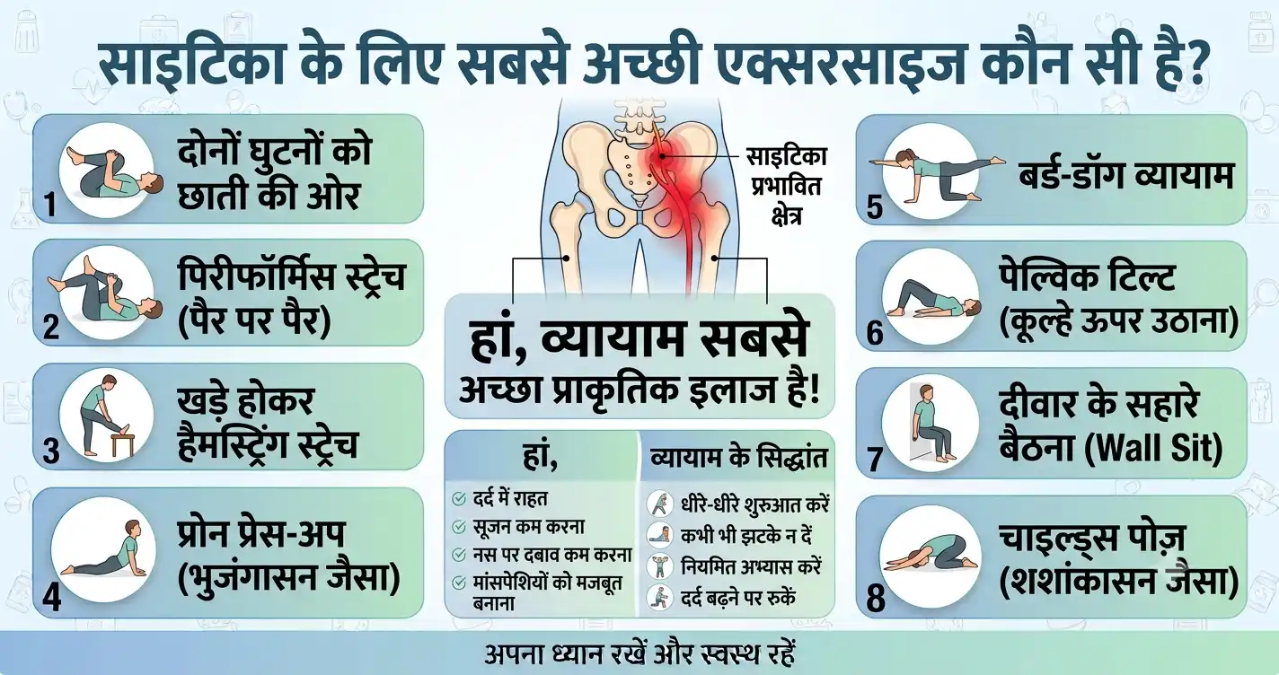 साइटिका के लिए सबसे अच्छी एक्सरसाइज कौन सी है?