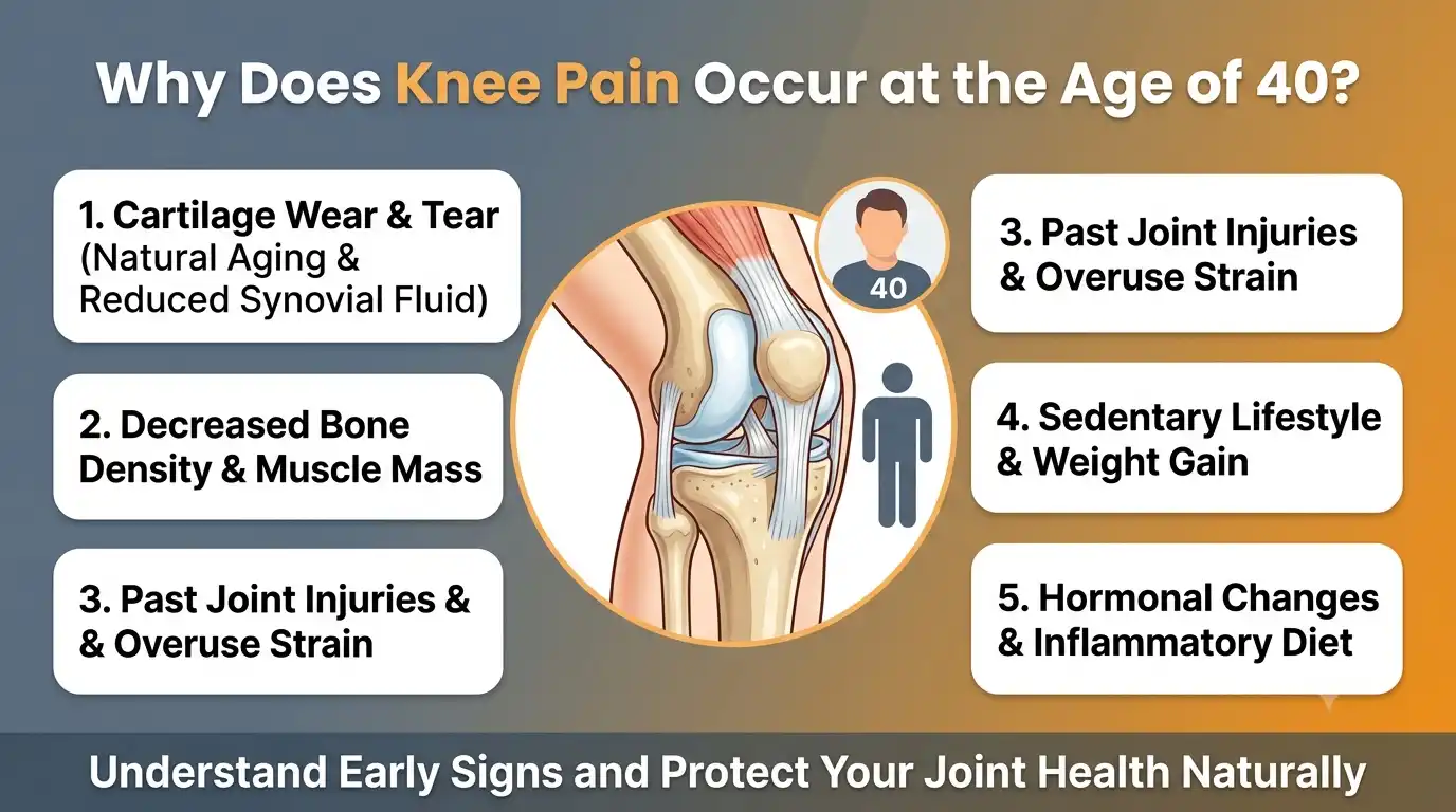 Why Does Knee Pain Occur at the Age of 40?