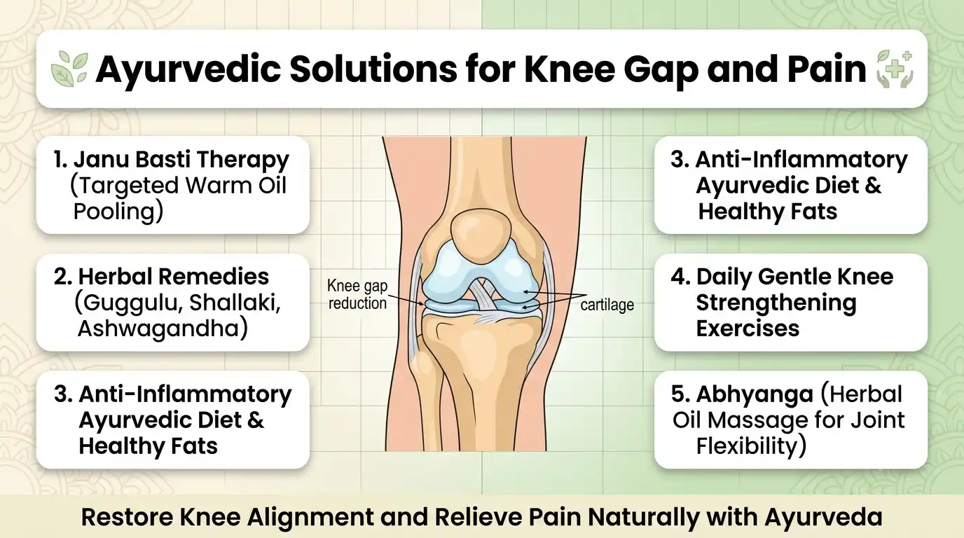 Ayurvedic Solutions for Knee Gap and Pain