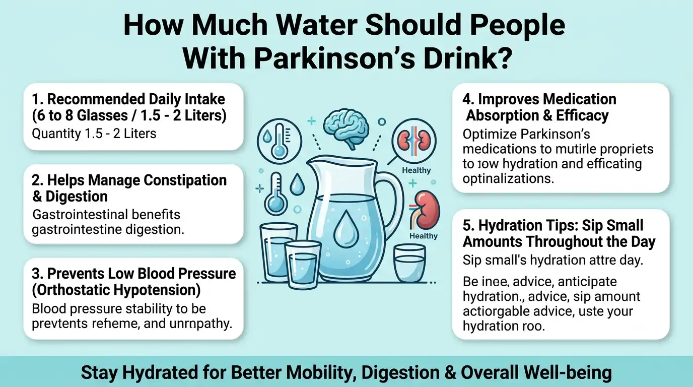 How Much Water Should People With Parkinson’s Drink?