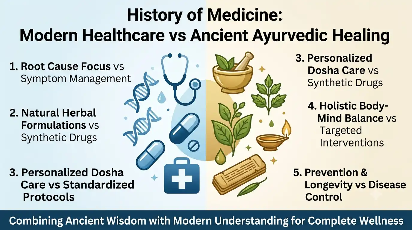 History of Medicine: Modern Healthcare vs Ancient Ayurvedic Healing