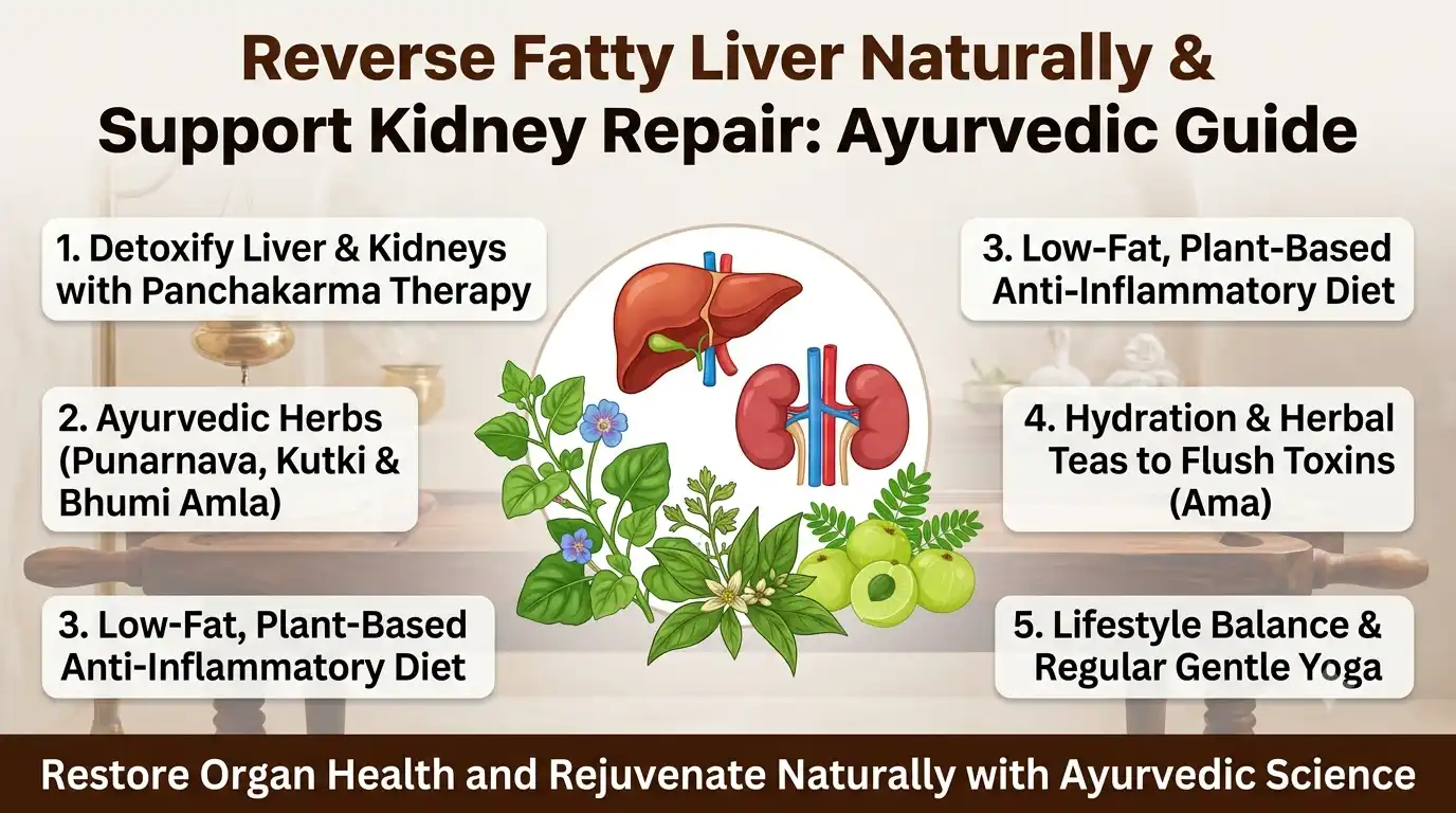 Reverse Fatty Liver Naturally & Support Kidney Repair: Ayurvedic Guide
