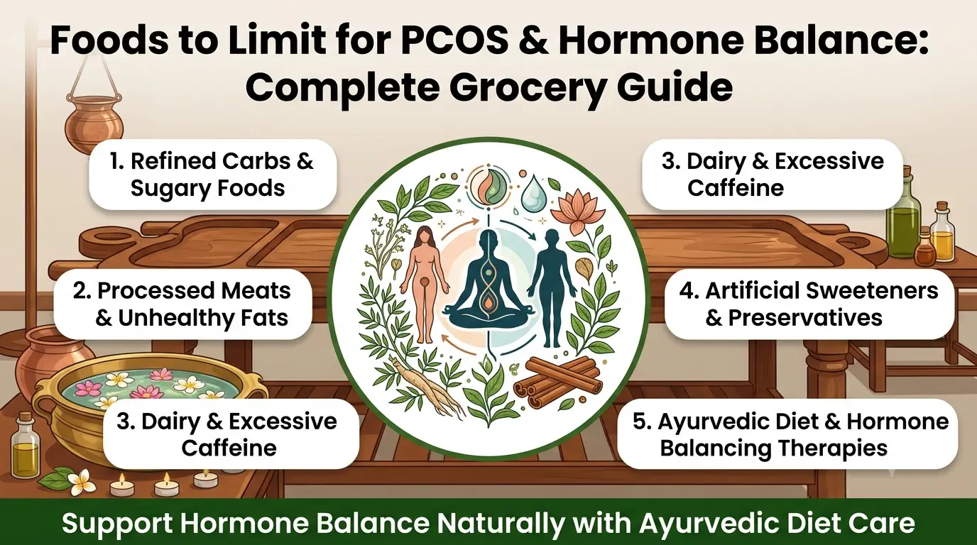 Foods to Limit for PCOS & Hormone Balance: Complete Grocery Guide
